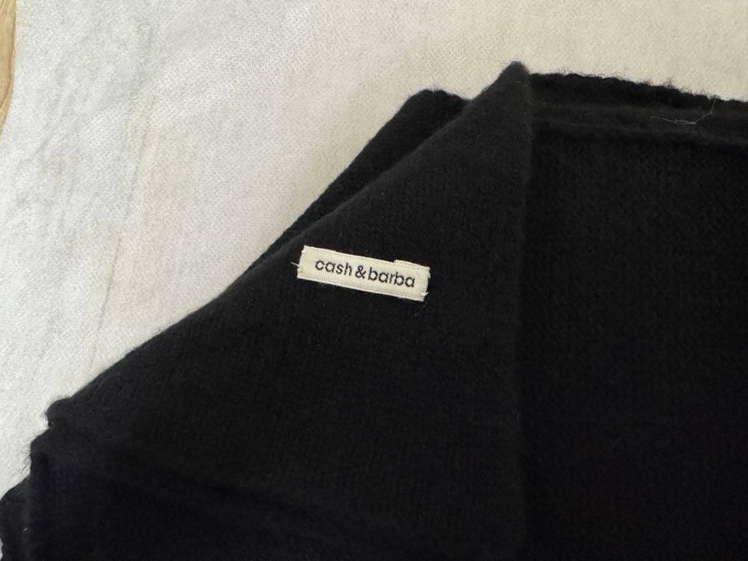 極美品★cash&barba 2024AW CASH BABY STOLE 大判