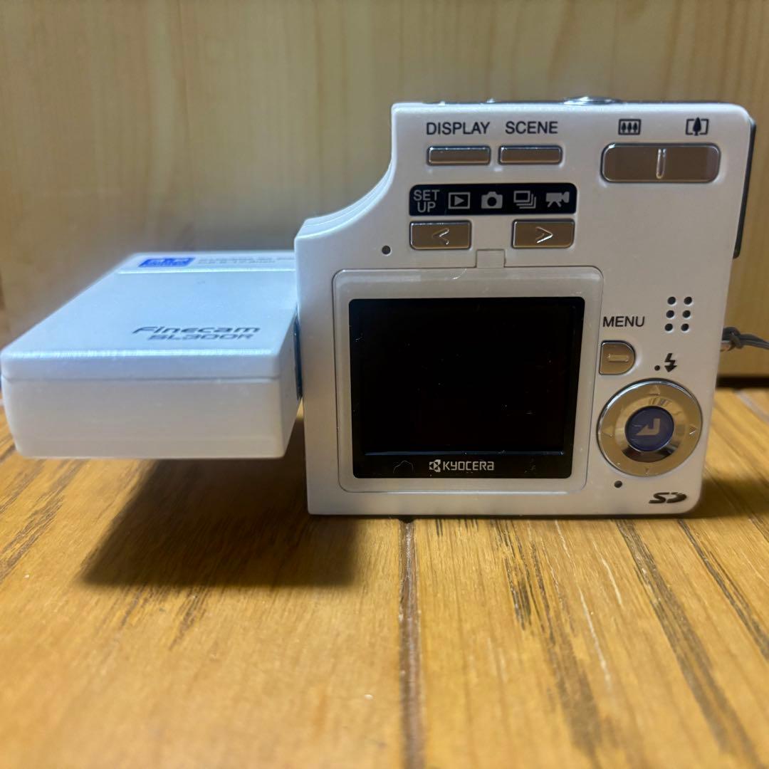 【動作確認済】KYOCERA Finecam SL300R デジカメ レトロ写真