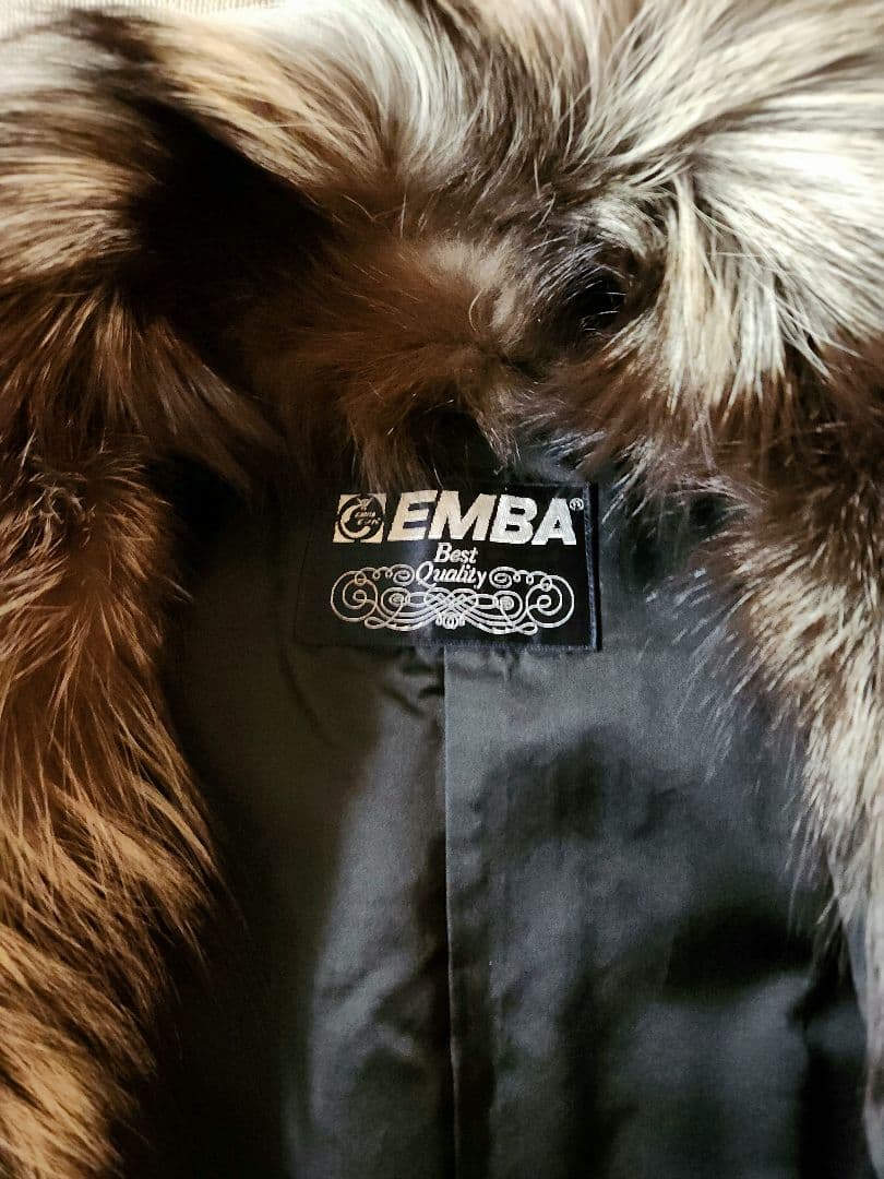 garden 　毛皮　コート　フォックス　シルバーフォックス　EMBA