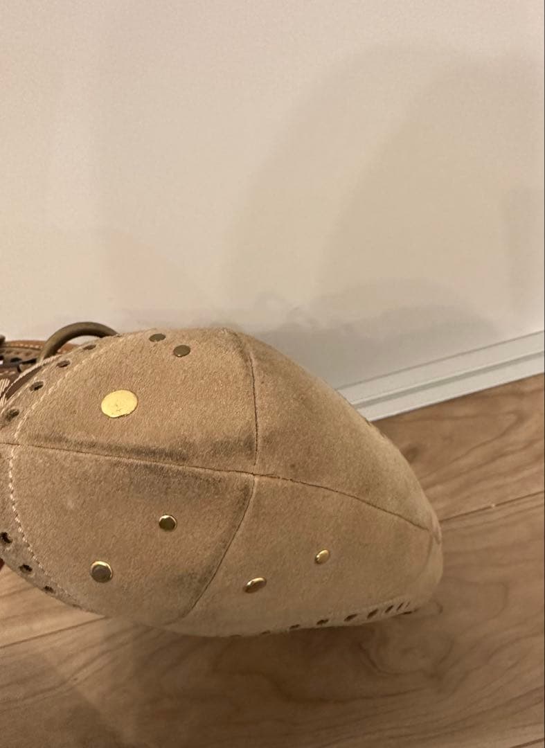 COACHソーホーシグネチャースタッズスエードワンショルダーバッグ ハンドバッグ