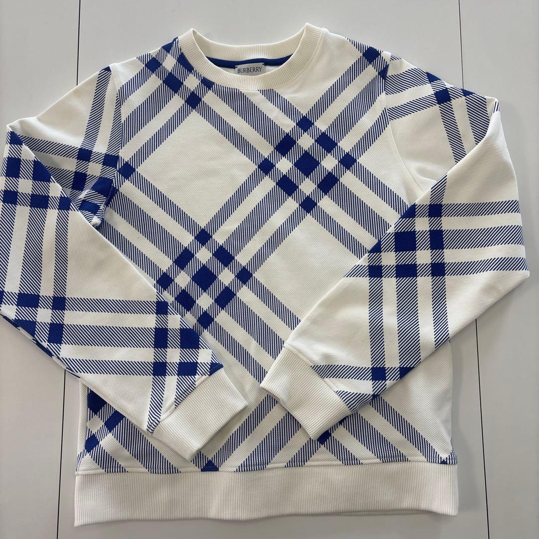 Burberry チェック柄 長袖トレーナー