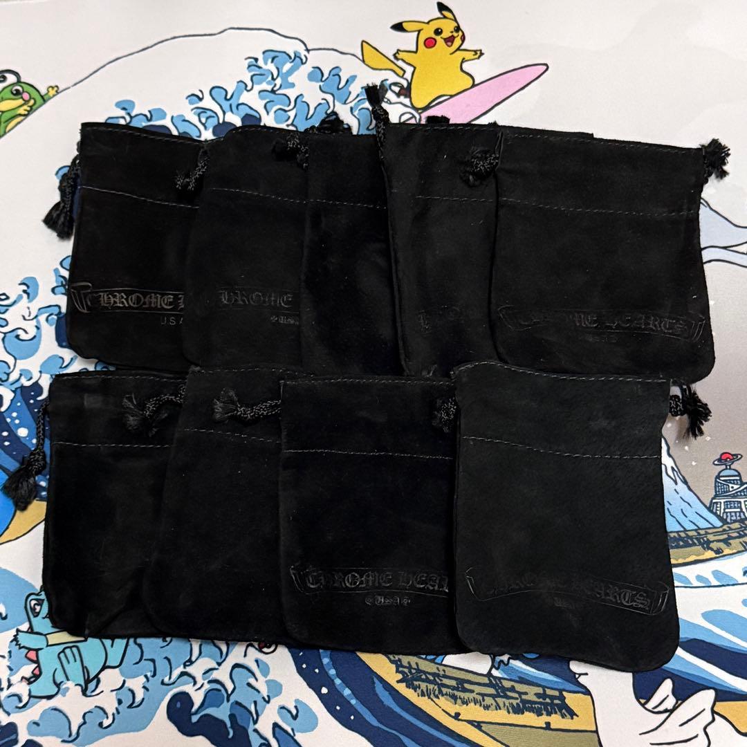 CHROME HEARTS　クロムハーツ　革袋　巾着袋　アクセサリー入れ