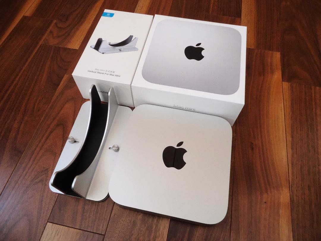【美品】M2 macmini メモリ16GB SSD 256GB 縦置スタンド