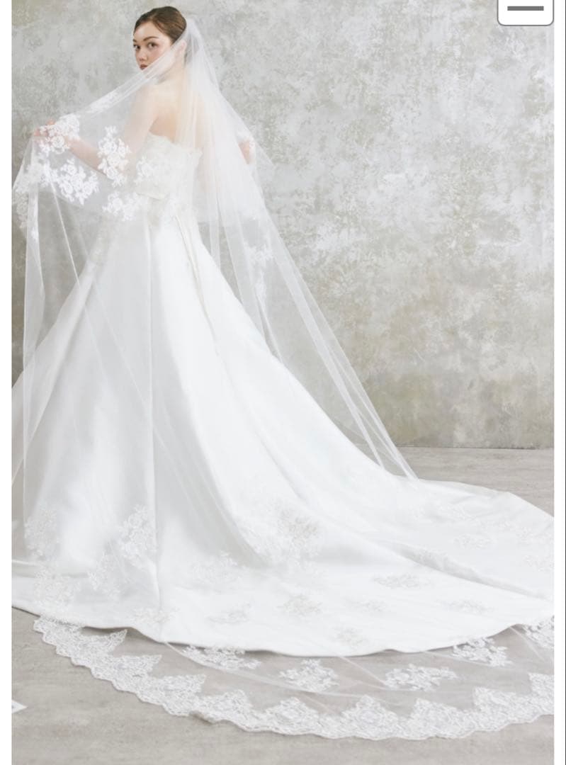 TuNoah wedding ロングベール　ショートグローブ付き