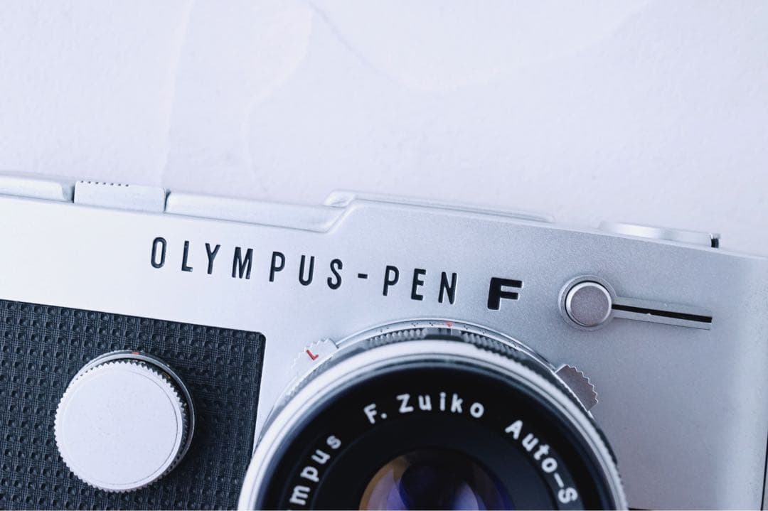 完動品、 整備済◉ Olympus PEN-FT 単焦点レンズ付き ハーフカメラ