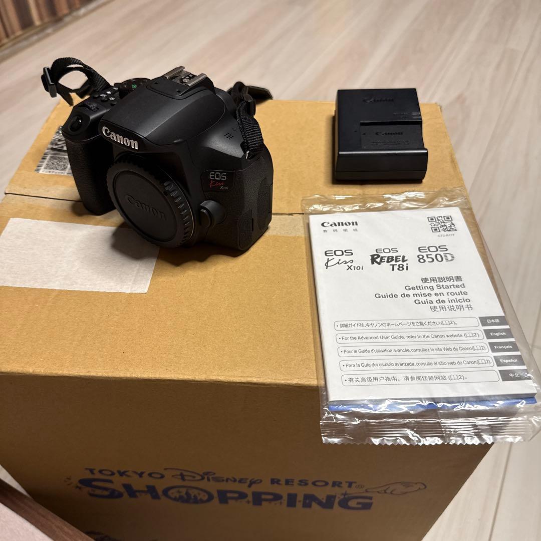 Canon EOS KISSx10i一眼レフカメラ 本体 バッテリー 説明書