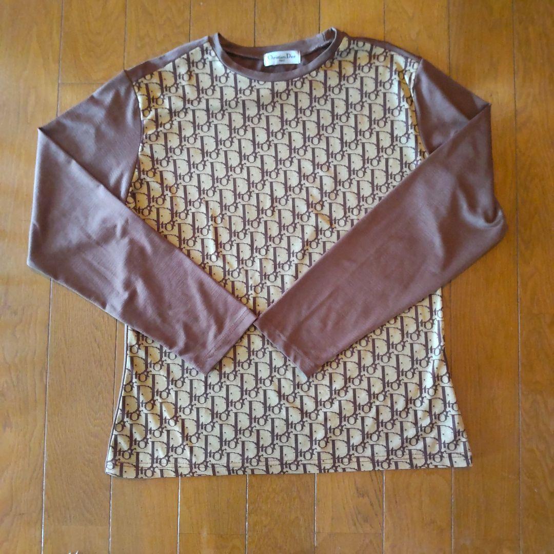 Christian Dior ロゴプリント 長袖Tシャツ