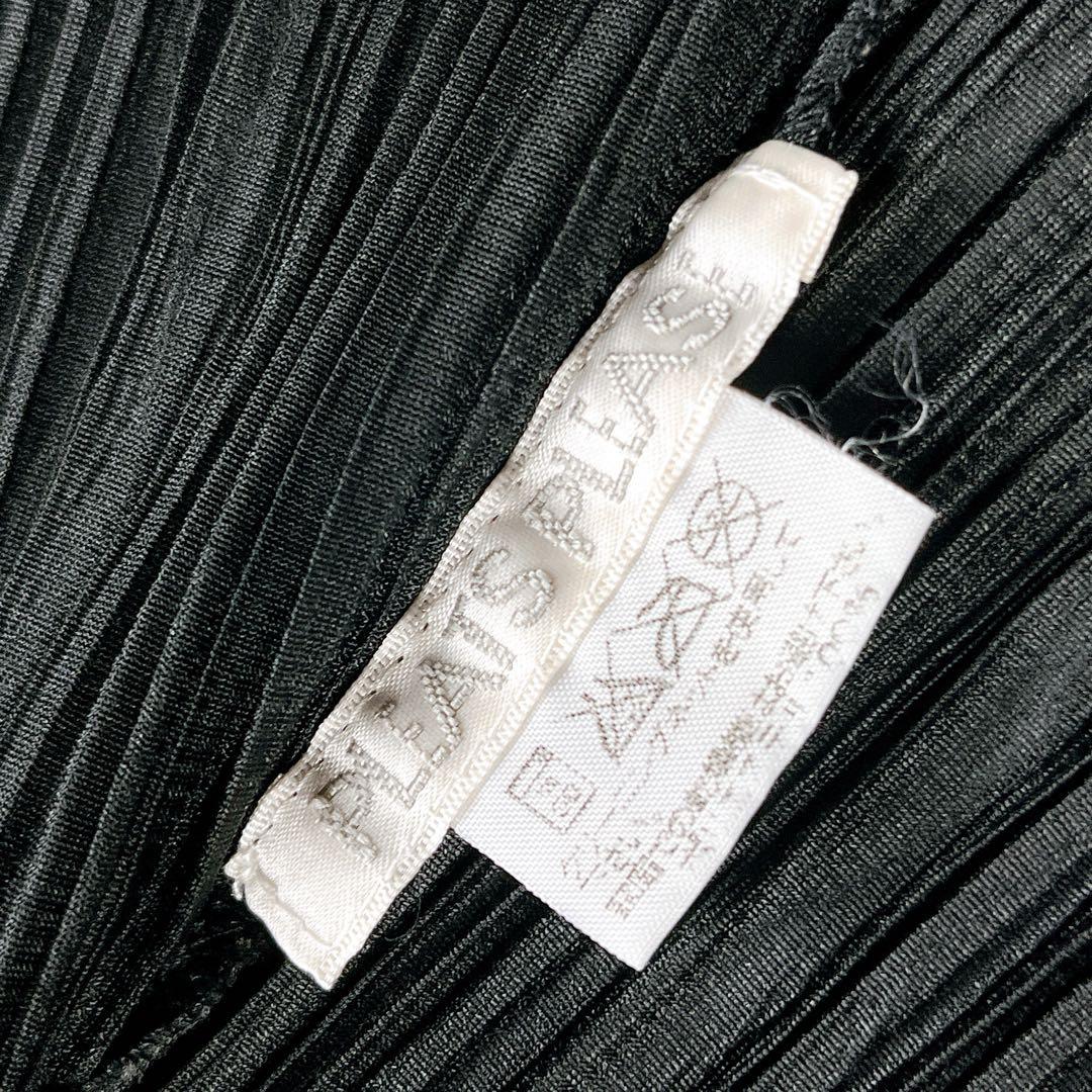 極美品✨PLEATS PLEASE 丸襟 シャツ サイズ4 XL相当 長袖