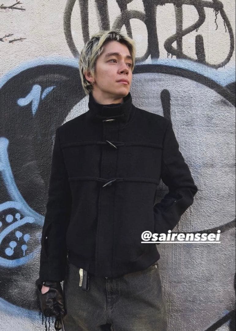 sairenssei Rope-Linked Wool Coat 深水光太