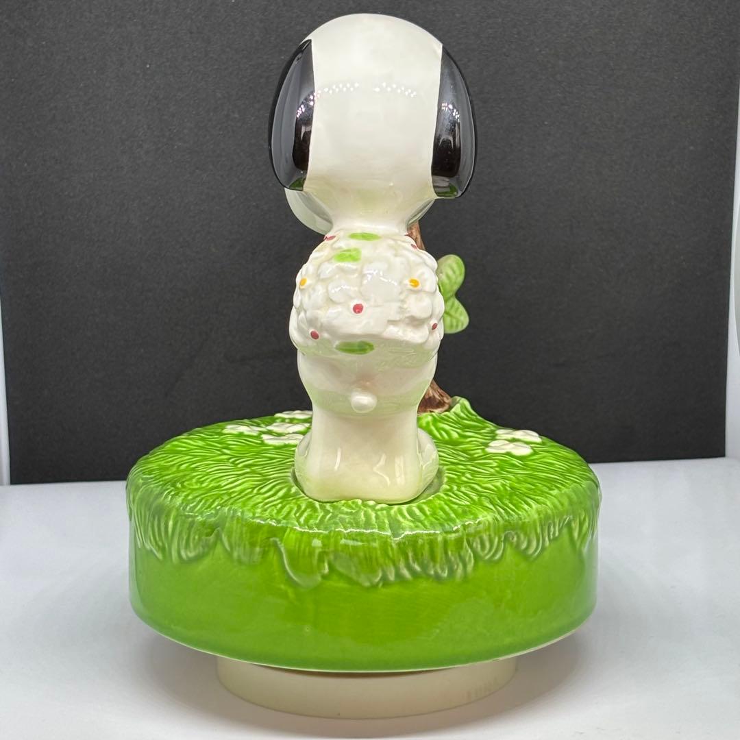 ニ*キ様 PEANUTS スヌーピー　陶器　オルゴール　ヴィンテージ
