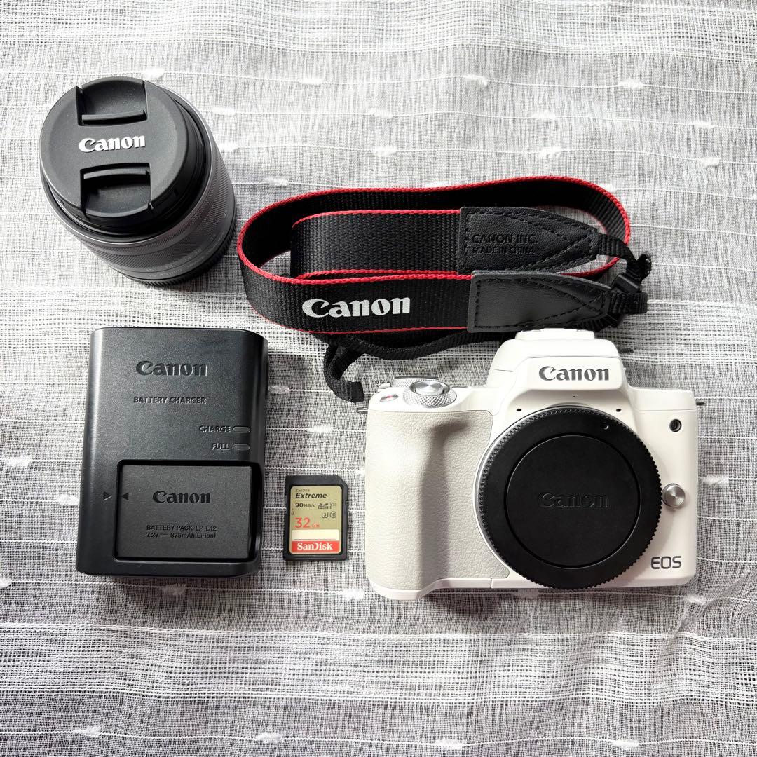 【美品】Canon KISS M(ホワイト)