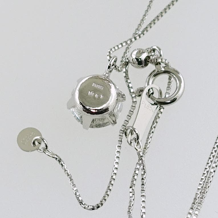 kano 様PTダイヤモンド ネックレス1.047ct G-I-1GOOD鑑定書