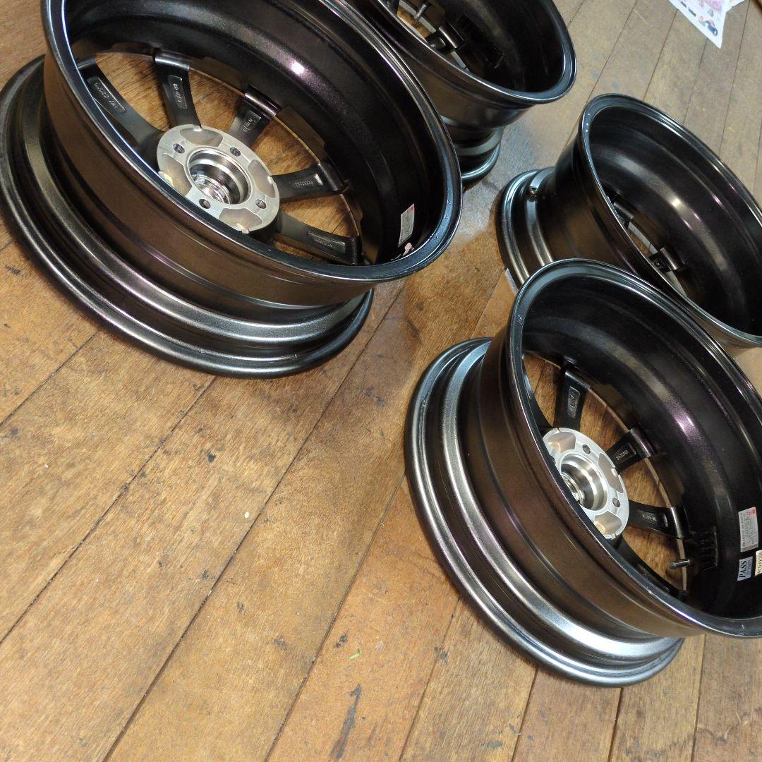 ミ*ツ様 美品　送込　2023年　社外アルミ　16×6　P100　4穴　ライズ