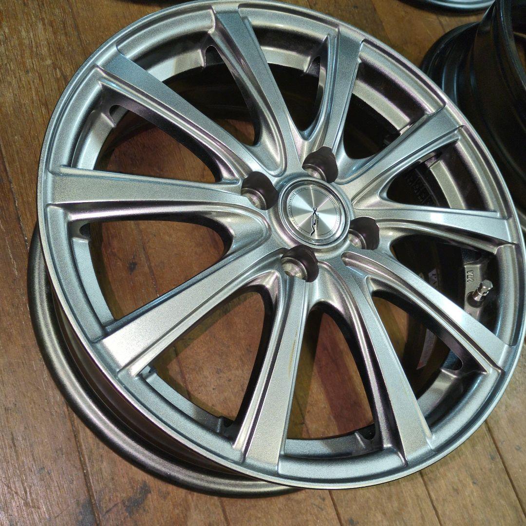 ミ*ツ様 美品　送込　2023年　社外アルミ　16×6　P100　4穴　ライズ