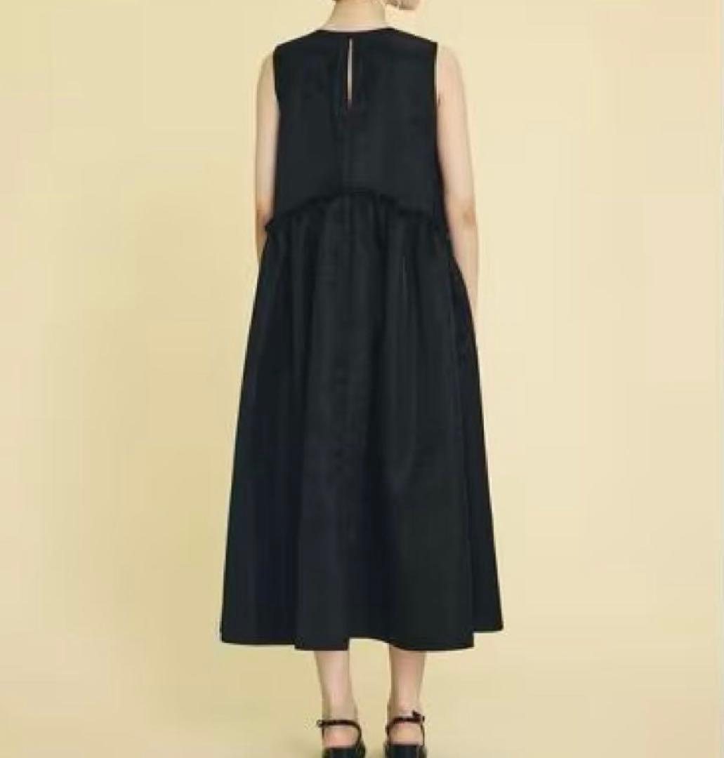 Curensology バックリボン ノースリーブウールワンピース 未使用