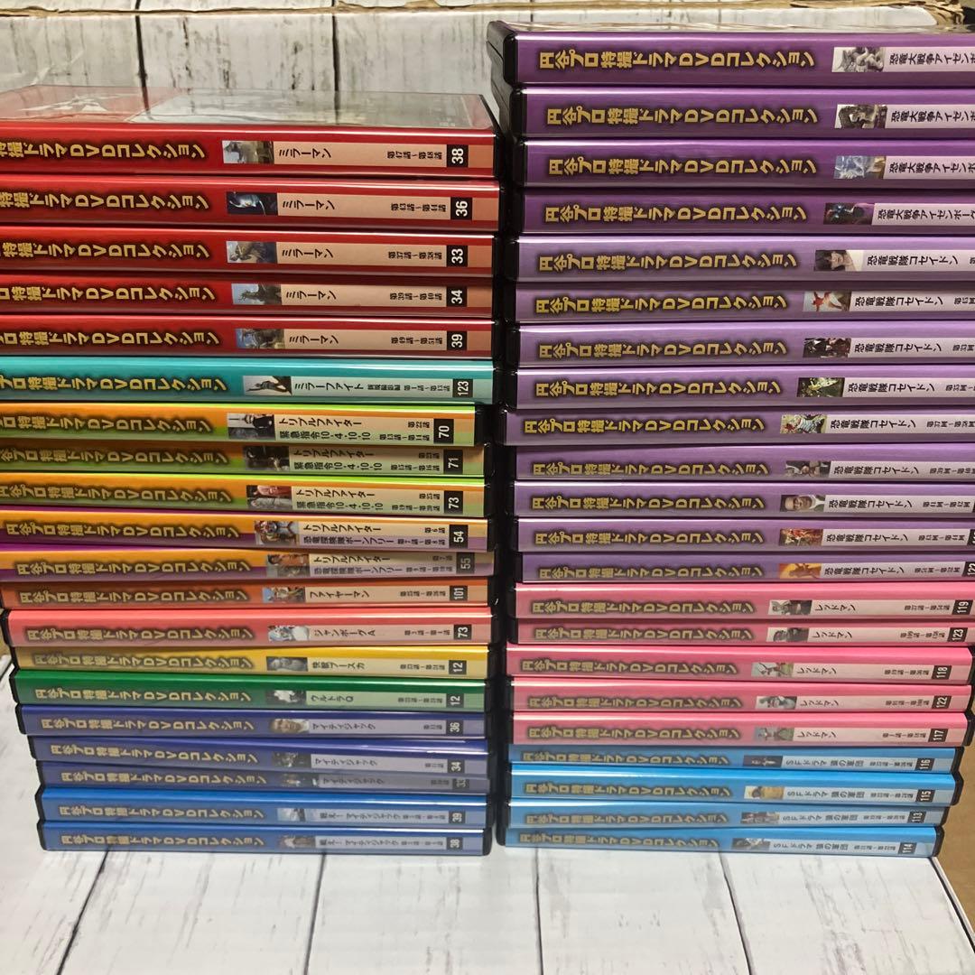 円谷プロ特撮ドラマ DVDコレクションDVD42本まとめてセット ミラーファイト