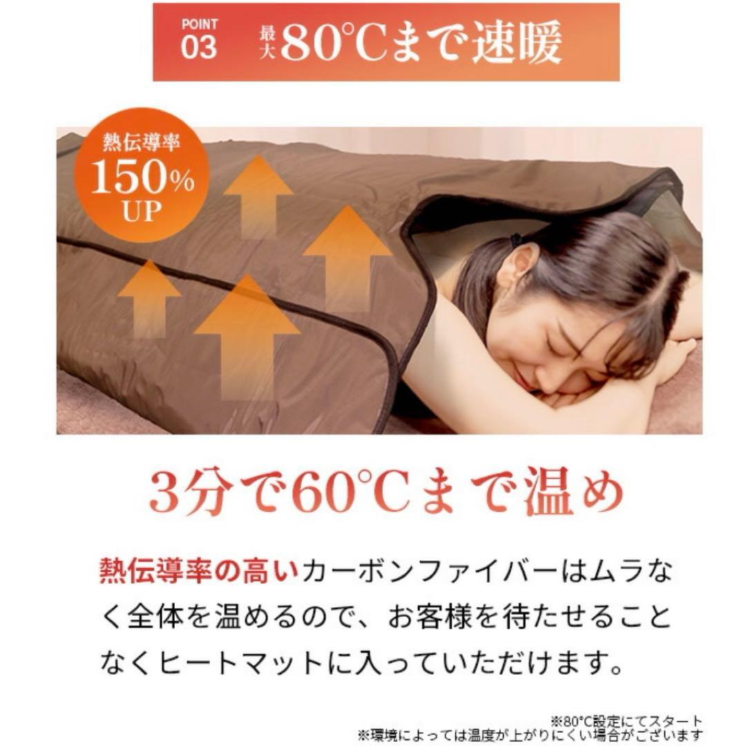 遠赤外線ヒートマット 三つ折りタイプ FORTUNA HEATMAT【美品】