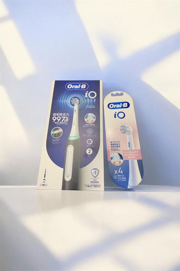 Oral-B iO3 マットブラック 本体 替えブラシ4本付き
