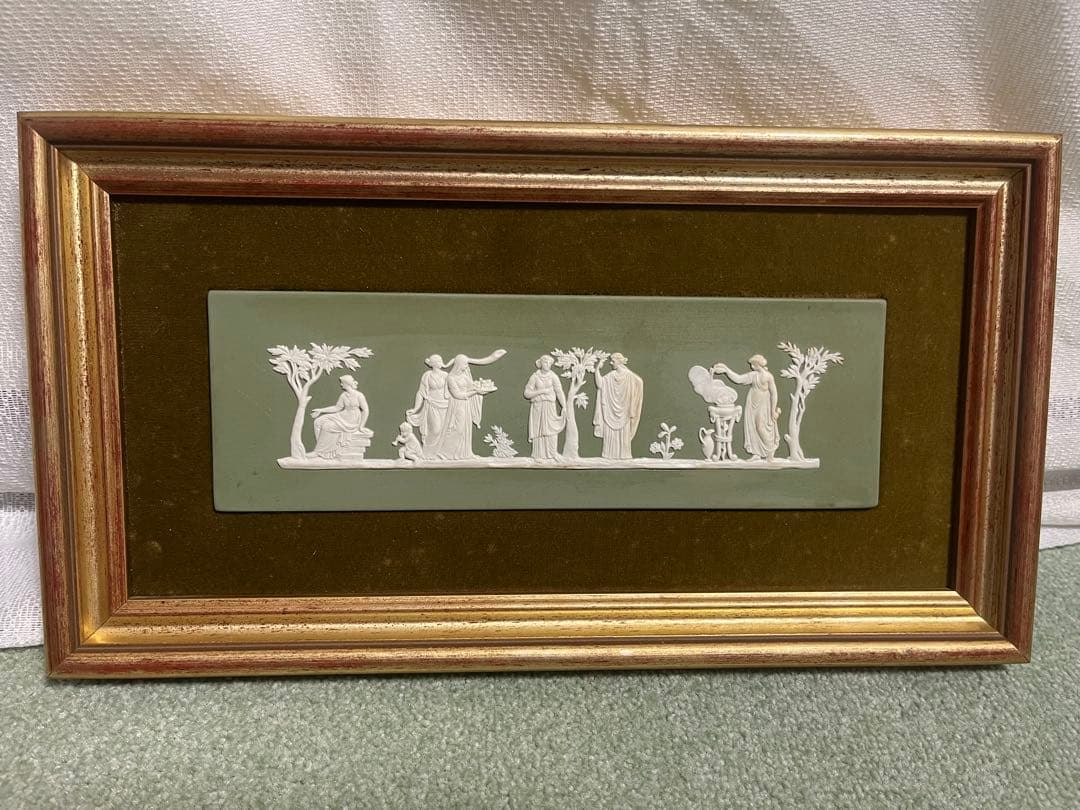 ウェッジウッド ジャスパーチェストプレート フレーム入り