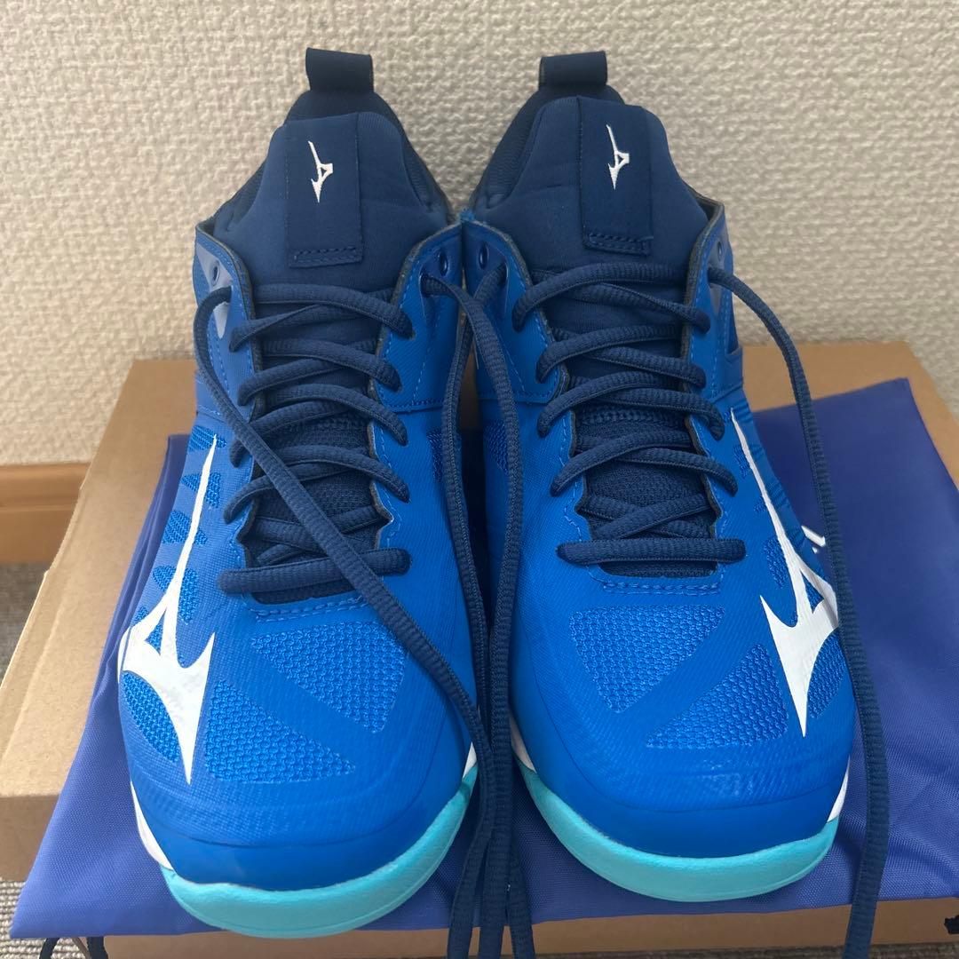 【美品】ミズノ　バレーボールシューズ24センチ シューズ袋付き