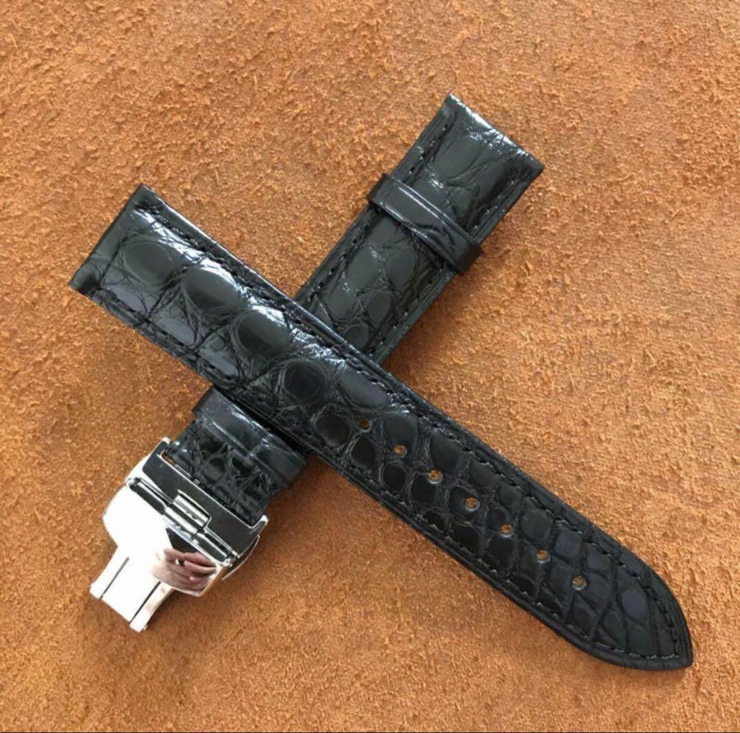 18 19 20 mm本革クロコダイル 腕時計ベルト ワニ革　人気商品
