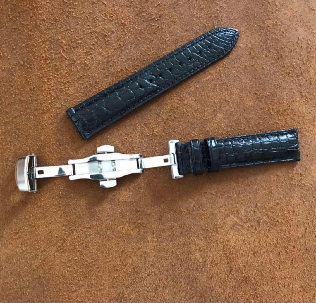 18 19 20 mm本革クロコダイル 腕時計ベルト ワニ革　人気商品