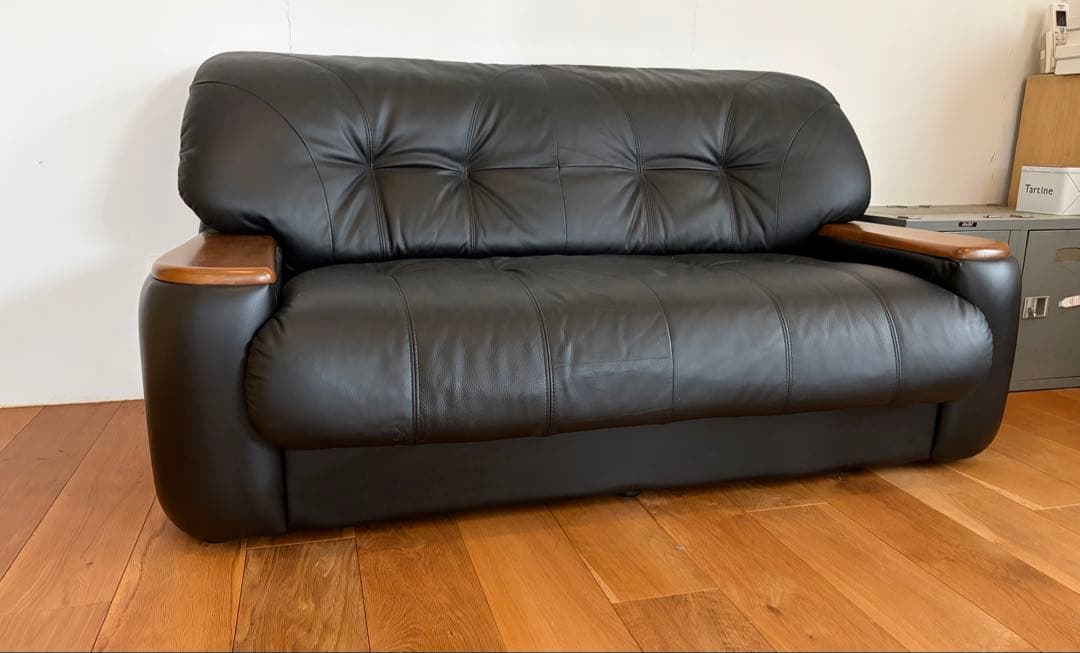 牛本革◆2人掛けソファ◆レザーソファ