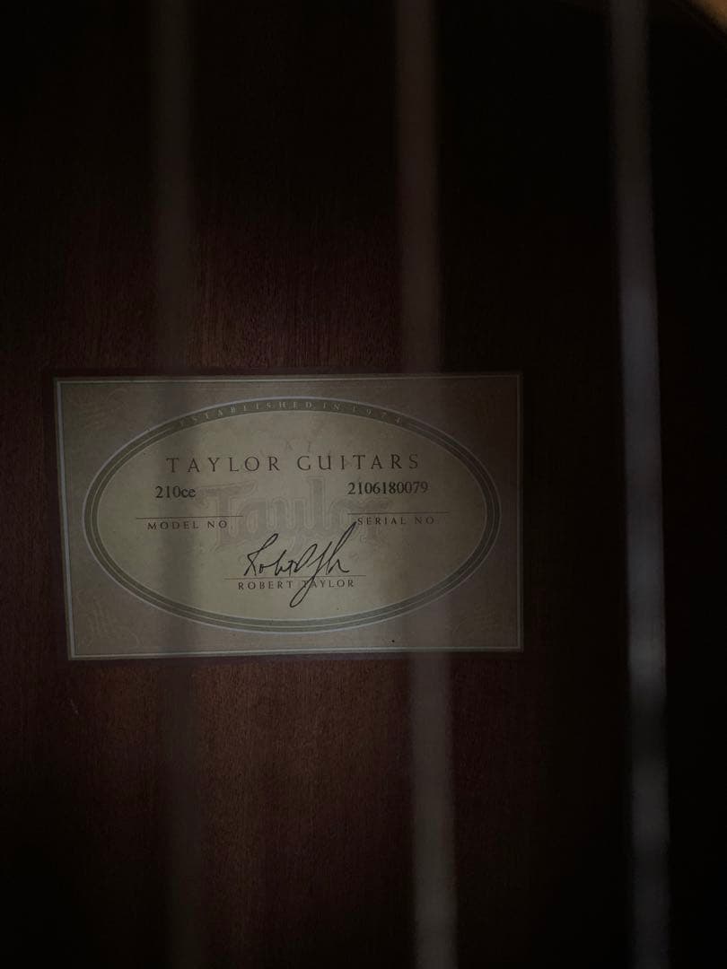 Taylor ギター エレアコ 210ce