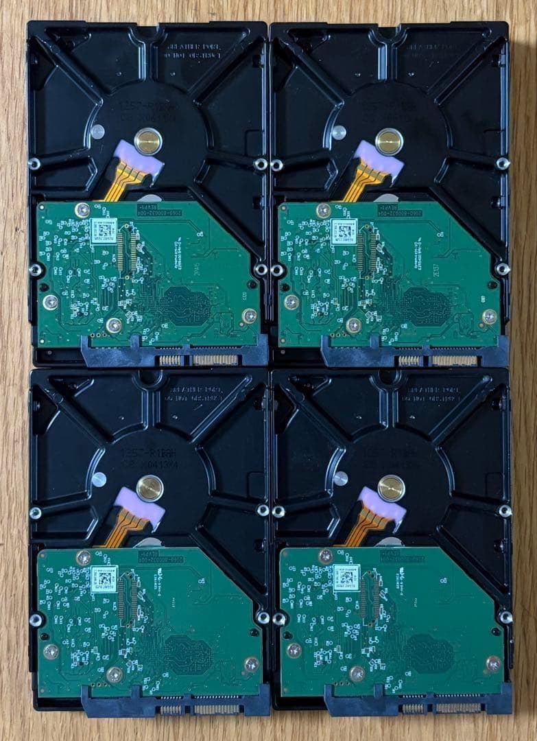 WD Ultrastar データセンター用高耐久内蔵型HDD 1TB 4台セット