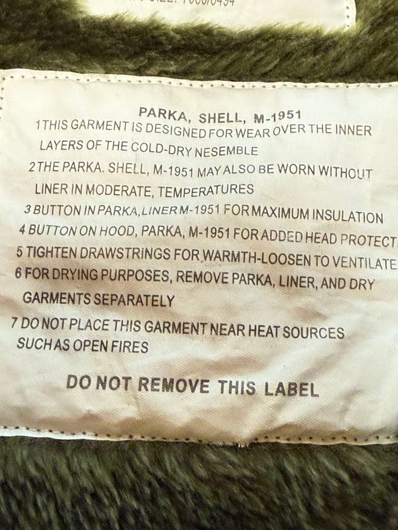 ヤマダ様　ヒューストン　HOUSTON M-51 モッズコート　ライナー付き