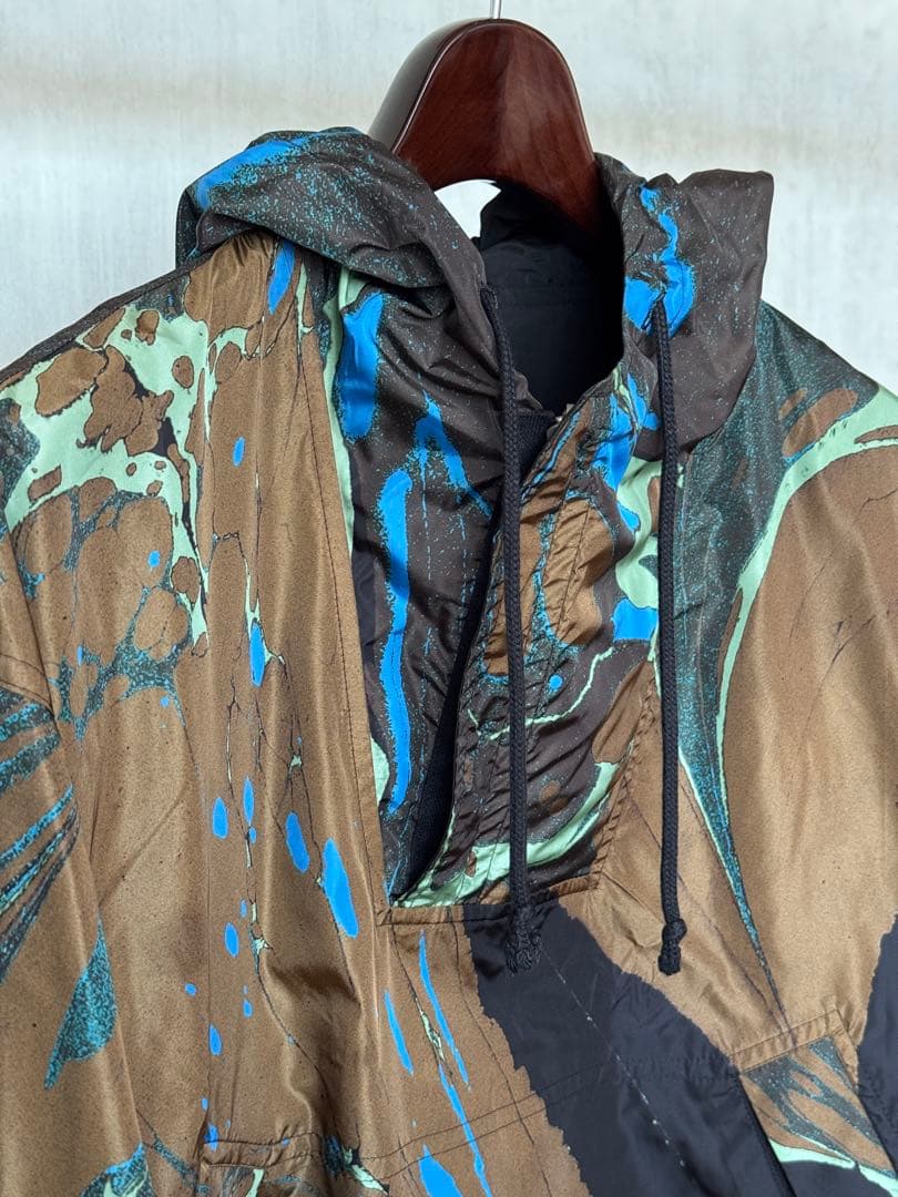 Dries Van Noten 18aw マーブル柄アノラック