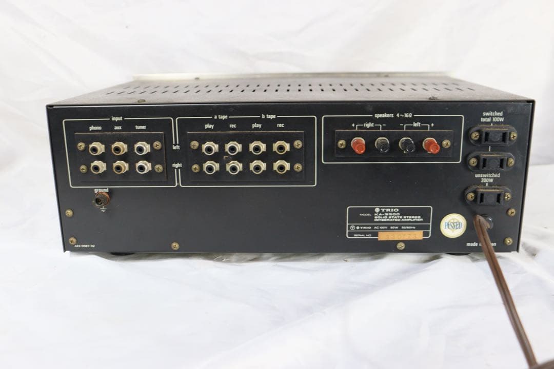 【希少】TRIO トリオ　プリメインアンプ　KA-3300 動作品