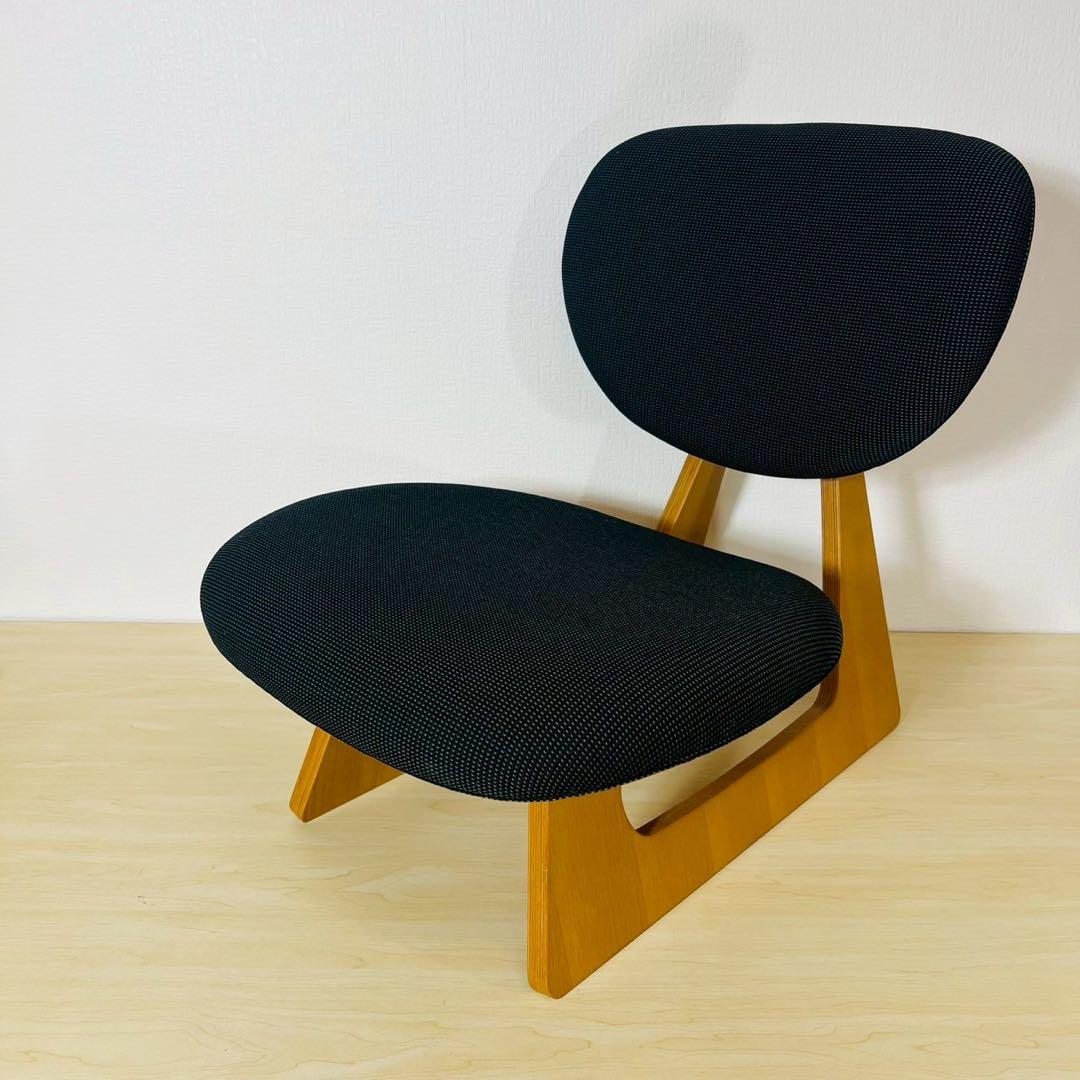 天童木工　TENDO　低座椅子　ブラック