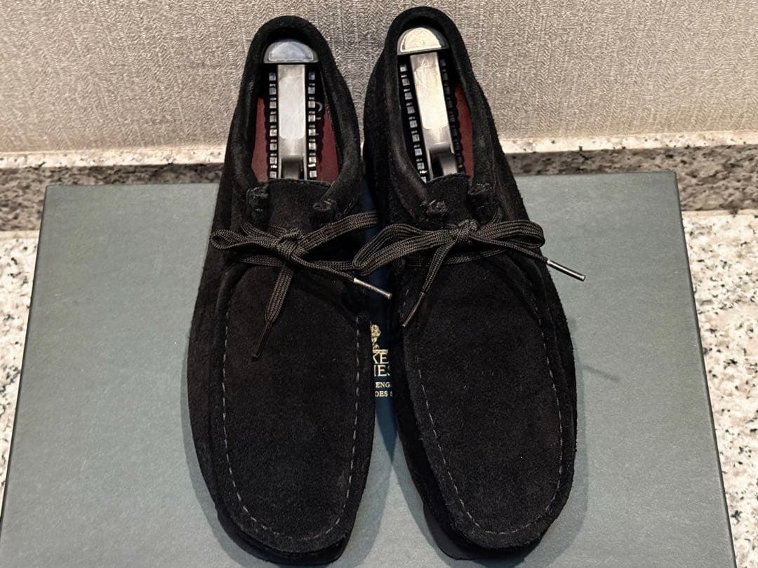 クラークス ワラビー ゴアテックス Clarks Wallabee GTX 黒