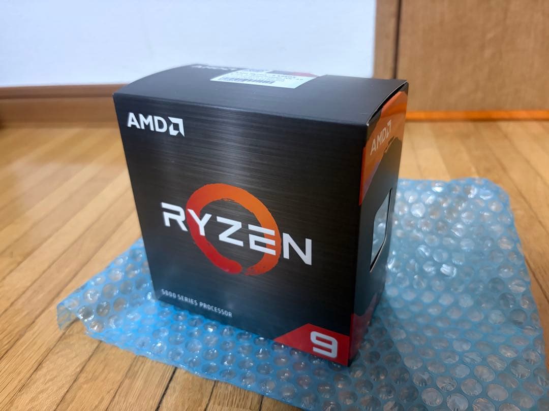 Ryzen 9 5950X（クーラーなし）　スッポン防止金具・CPUグリス付き