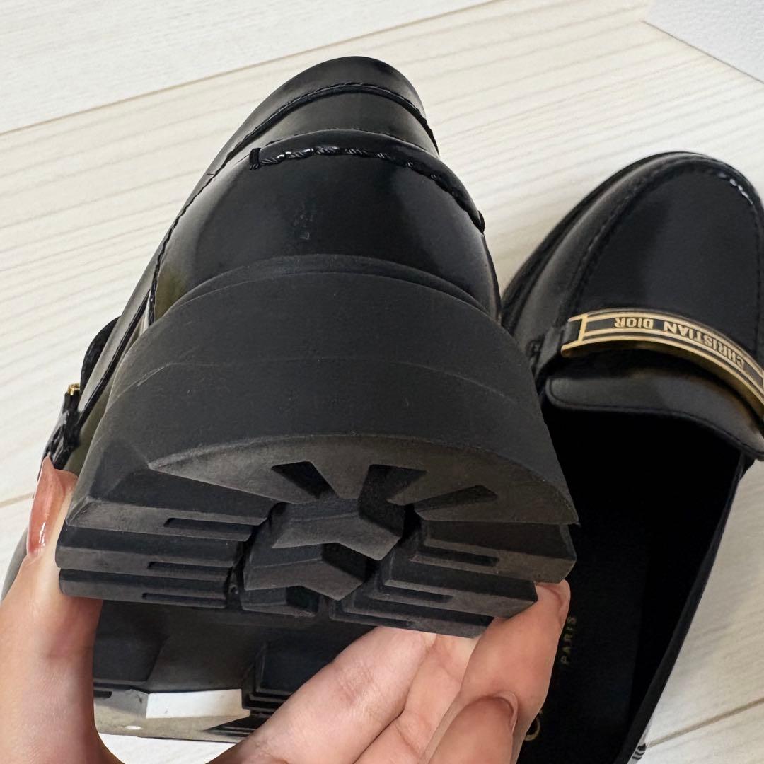 【Ahihi様用】Dior ブラック ローファー　厚底