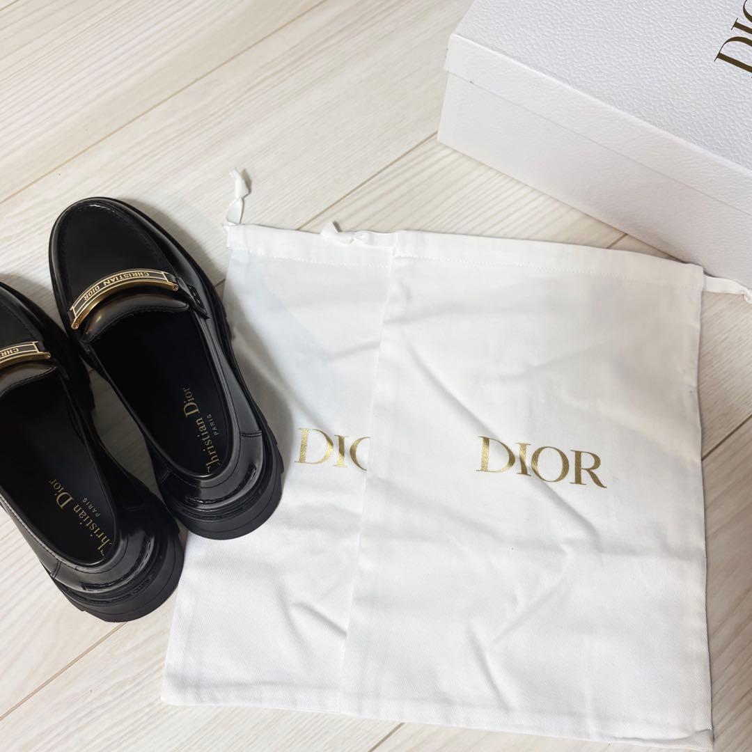 【Ahihi様用】Dior ブラック ローファー　厚底