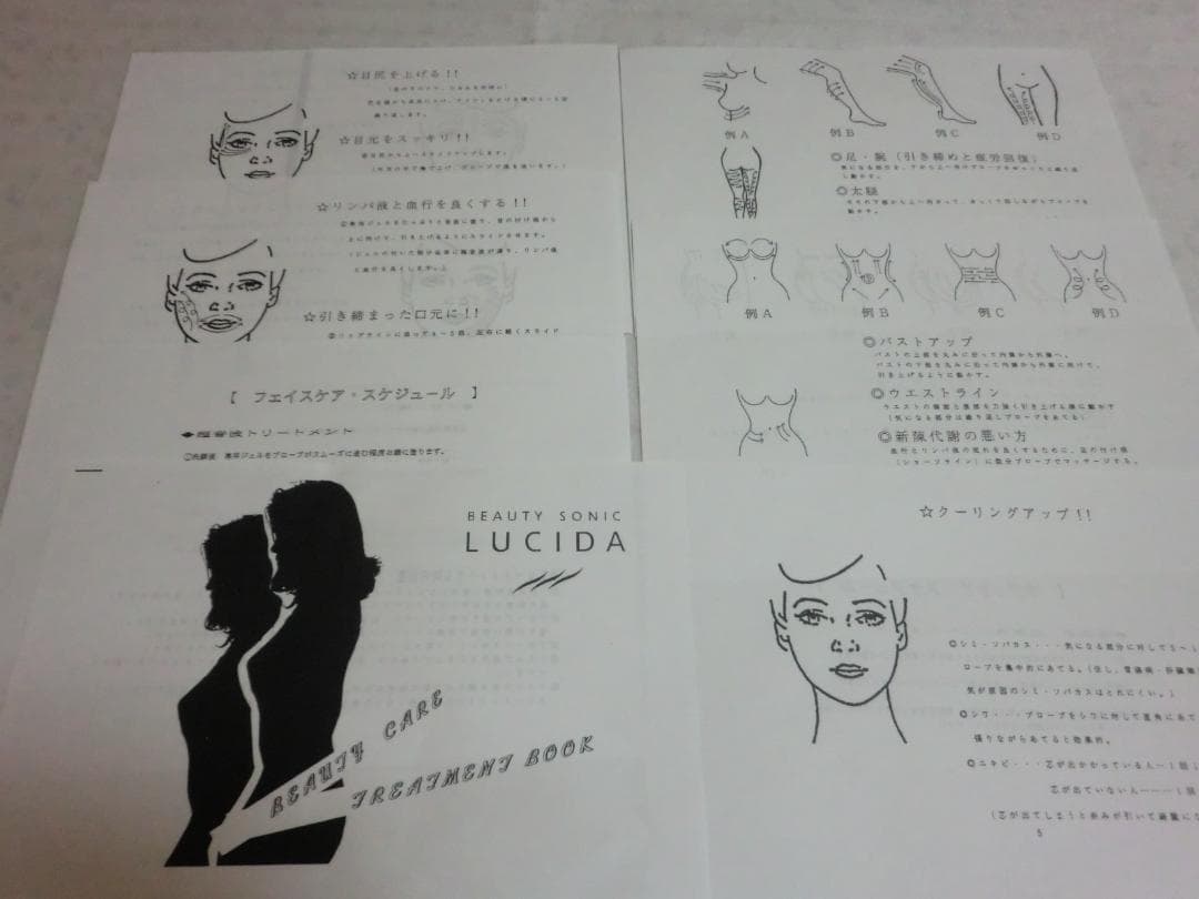 多機能美容器 ルシーダデラックス★超音波・低周波イオン導入■美肌痩身/業務