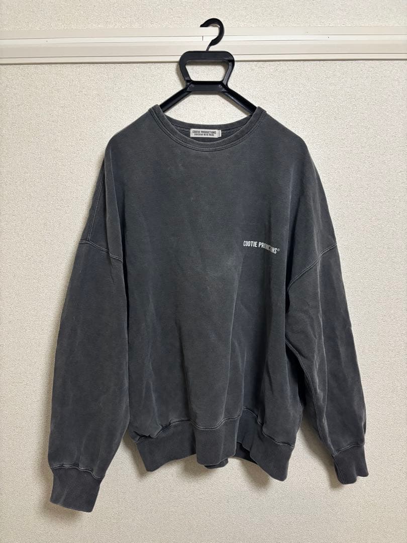 トップス COOTIE Pigment Dyed Sweat Crew M