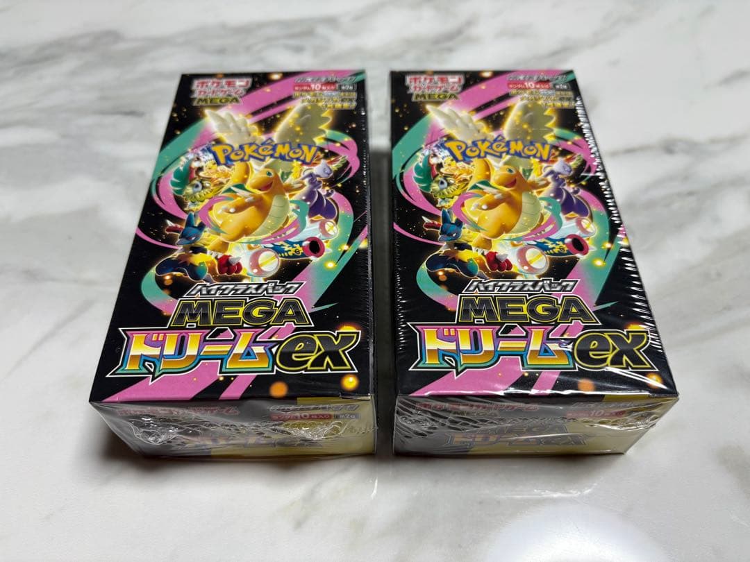 ポケモン MEGAドリームex シュリンク付き 2BOX