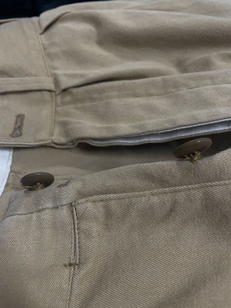 AUBERGE CC BAGS オーベルジュ　チノパン　茶綿
