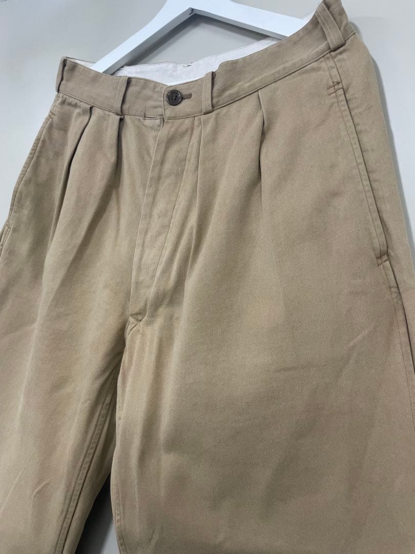 AUBERGE CC BAGS オーベルジュ　チノパン　茶綿