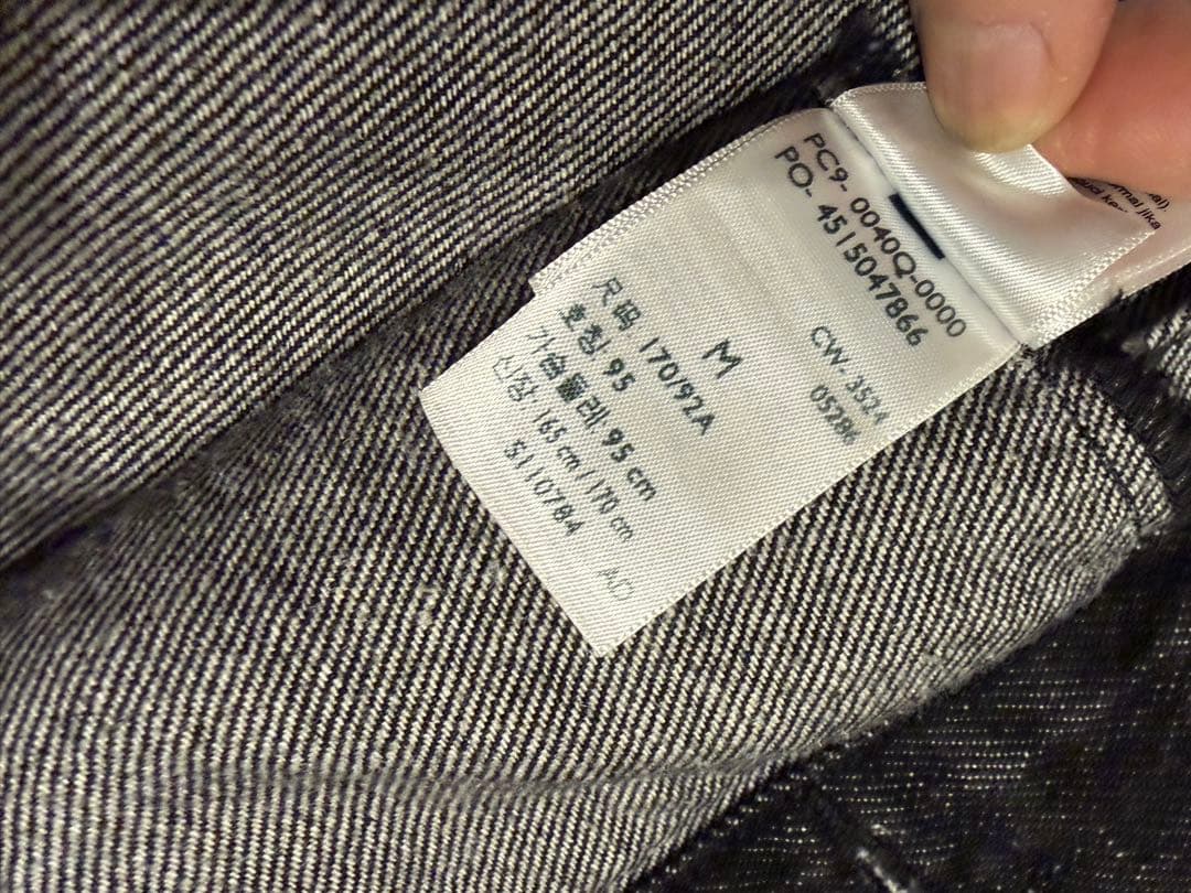 BIOTOP Levi's 2nd ブラックデニムジャケット size M