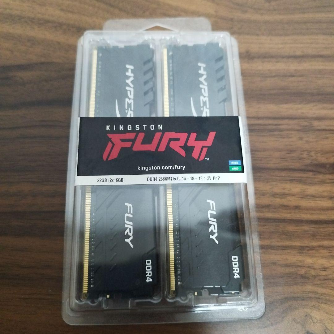 KINGSTON FURY 32GB(16GB×2) DDR4 2666MT/s
