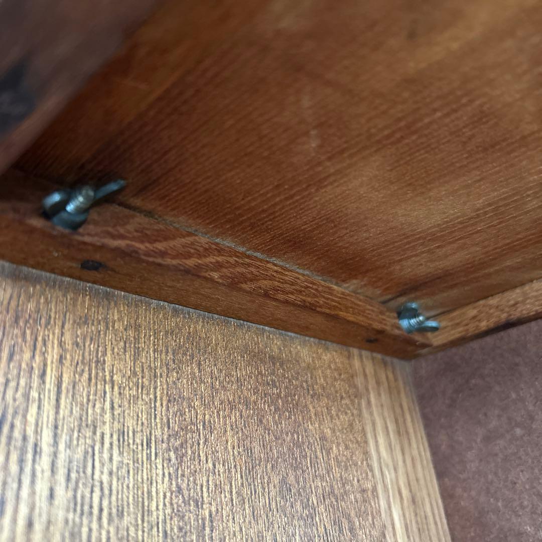 古道具／ビンテージ　木製本棚（4段）