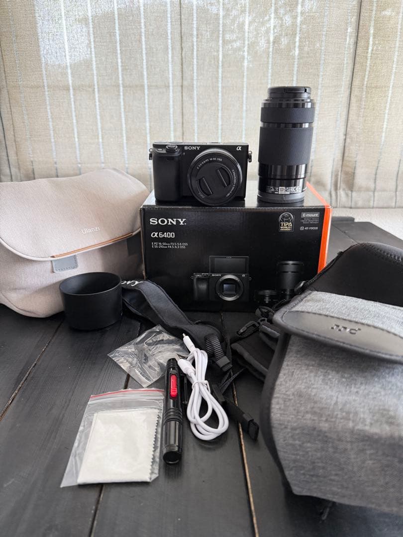 Sony α6400 ミラーレスカメラ レンズ2本セット