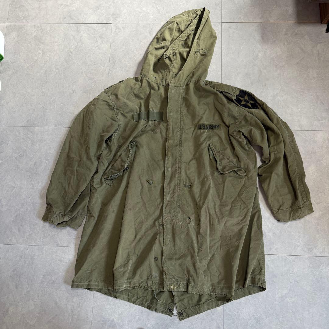 【大戦級アジ】50s US ARMY M-51 モッズコート ボロ加工