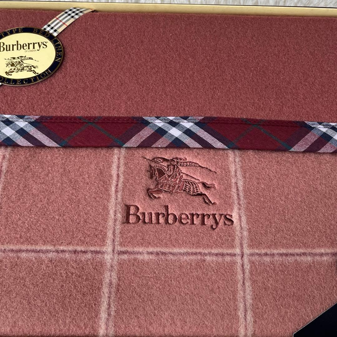 新品未使用 Burberrys バーバリー ウール毛布