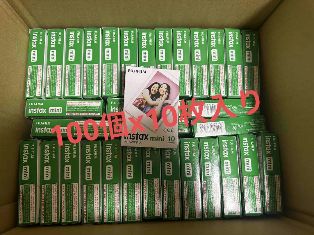 INSTAX FUJIFILM チェキ用フィルム 10枚　100箱