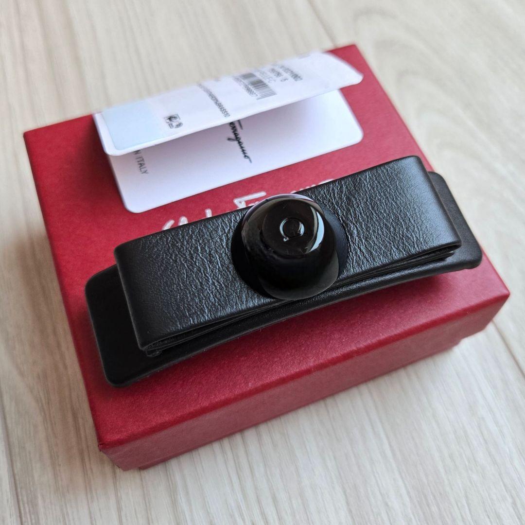 未使用✨フェラガモ ガンチーニ バレッタ ブラック ビバ ボウ ヘアアクセサリー